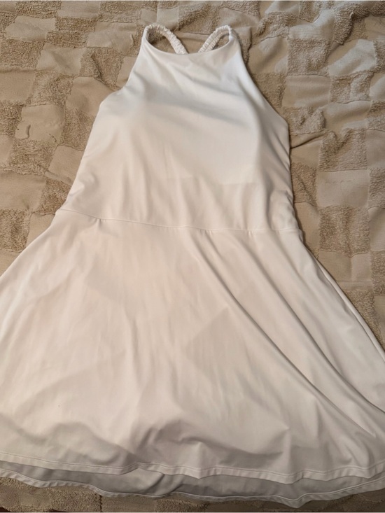 all in motion Other - all in motion White Braided-Halter athletic dress with shorts